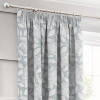 Intimates Serena Pencil Pleat Curtains in Silver | Size: 117 cm width x 183 cm drop