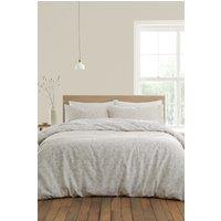Bianca 'Shadow Leaves' 200TC Cotton Duvet Cover Set in Natural | Size: Single