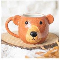 KDMD Bear Shaped Mug in Orange