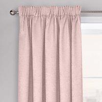 Velosso Westwood Dimout Pencil Pleat Curtains in Dusty Pink | Size: 168 cm width x 229 cm drop