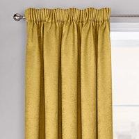 Velosso Westwood Dimout Pencil Pleat Curtains in Mustard | Size: 168 cm width x 137 cm drop