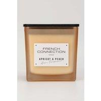 French Connection Square Range - Apricot & Peach Candle 200g (1-Wick) - FCC003OS in Orange | Size: XL