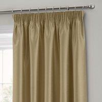 Intimates Faux Silk Pencil Pleat Curtains in Beige | Size: 168 cm width x 229 cm drop