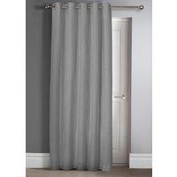 Velosso Belfort Single Panel Door Curtain in Grey | Size: 117 cm width x 214 cm drop