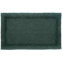 Homescapes Luxury Extra Large Bath Mat Reversible 1600GSM 100% Cotton, 70 x 120cm in Dark Green | Size: 70 x 120 cm