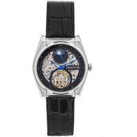 Heritor Automatic Men's Daxton Skeleton Watch - Blue in Black