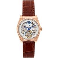 Heritor Automatic Men's Daxton Skeleton Watch - Blue in Rose Gold