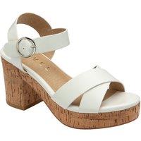 Ravel Women's 'Ghent' Open-Toe Platform Sandals in White | Size: 7