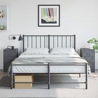 Berkfield Home Bedside Cabinets 2 pcs Anthracite 34.5x39x62 cm Steel in Black