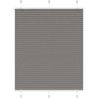 Berkfield Home Pleated Blind Anthracite 105x150 cm Fabric Width 104.4 cm Polyester in Black