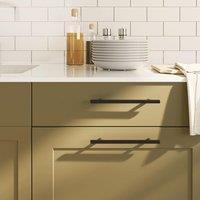 Berkfield Home Cabinet Handles 20 pcs Black 160 mm Stainless Steel
