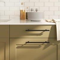 Berkfield Home Cabinet Handles 20 pcs Black 192 mm Stainless Steel