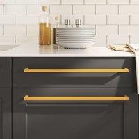 Berkfield Home Cabinet Handles 10 pcs Gold 480 mm Stainless Steel