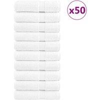 Premium Hand Towels SOLUND 50pcs White 50x100cm 600gsm