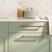 Berkfield Home Cabinet Handles 20 pcs Bronze 224 mm Stainless Steel in Brown