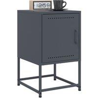 Bedside Cabinets 2 pcs Anthracite 36x39x60.5 cm Steel