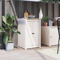 Berkfield Home Outdoor Kitchen Doors White 50x9x82 cm Solid Wood Pine | Size: 50 x 9 x 82 cm