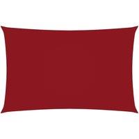 Sunshade Sail Oxford Fabric Rectangular 2x4.5 m Red