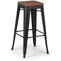 netfurniture Tauton Handless Bar Stool in Brown