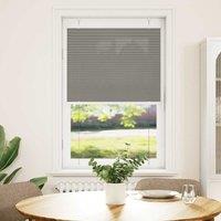 Berkfield Home Pleated Blind Anthracite 80x100 cm Fabric Width 79.4 cm Polyester in Black