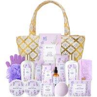 15pcs Lavender-Scented Spa Bath Gift Set