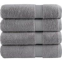 Berkfield Home Premium Shower Towels SOLUND 4pcs Grey 70x140cm 600gsm