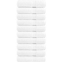 Berkfield Home Premium Shower Towels SOLUND 10pcs White 70x140cm 600gsm