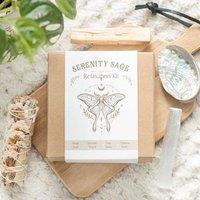 KDMD Serenity Sage Relaxation Smudge Kit in White
