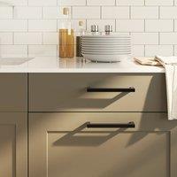 Berkfield Home Cabinet Handles 20 pcs Black 160 mm Stainless Steel