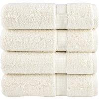 Berkfield Home Premium Shower Towels SOLUND 4 pcs Cream 70x140 cm 600 gsm