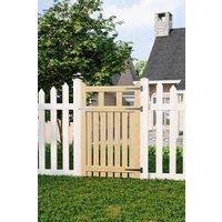 76x120cm Outdoor Rectangular Wooden Garden Gate Fence Door