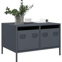 Berkfield Home TV Cabinet Anthracite 68x50x43.5 cm Cold-rolled Steel in Black