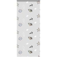 Berkfield Home Shower Roller Blind with Cassette 110x240 cm Fabric Width 106 cm in Black