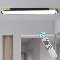 Dimmable Modern Acrylic Linear Led Ceiling Light with Remote Control