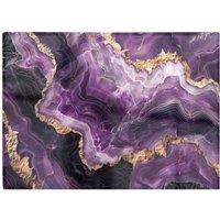 Warren Reed - Designer Deep Purple Marble Effect Chopping Board