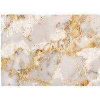 Warren Reed - Designer Gold & White Quartz Effect Chopping Board in Pink