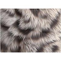 Warren Reed - Designer Mink Fur Print Chopping Board in Brown