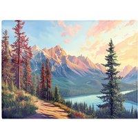 Warren Reed - Designer A Walk Through The Mountains Chopping Board