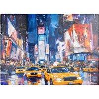 Warren Reed - Designer Neon Nights: Times Square Buzz Chopping Board