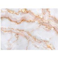Warren Reed - Designer Peach Quartz Effect Chopping Board in Orange