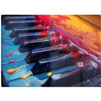 Warren Reed - Designer Colorful Melody: A Piano'S Dream Chopping Board