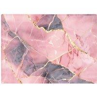 Warren Reed - Designer Rose & Gold Marble Effect Chopping Board in Pink