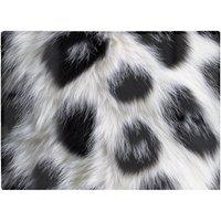 Warren Reed - Designer Snow Leopard Fur Print Design Chopping Board in White