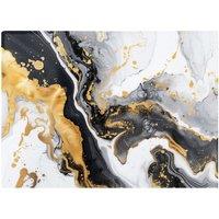 Warren Reed - Designer Gold White & Black Marble Effect Chopping Board