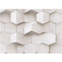 Warren Reed - Designer Light Dove Grey Geometric Chopping Board