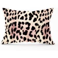 Warren Reed - Designer Leopard Hide Cushions in Brown | Size: 45 cm x 45 cm