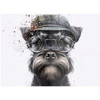 Warren Reed - Designer Miniature Schnauzer Dog Chopping Board