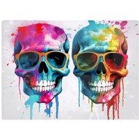 Warren Reed - Designer Splashart Happy Skeletons Chopping Board