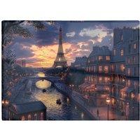 Warren Reed - Designer Paris By Night Chopping Board in Blue