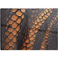 Warren Reed - Designer Snakeskin Print Chopping Board in Brown